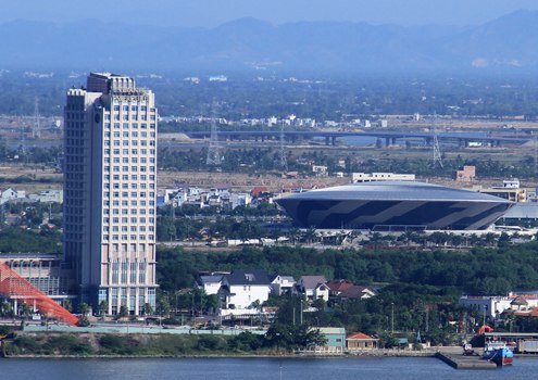 Da Nang city seen from above